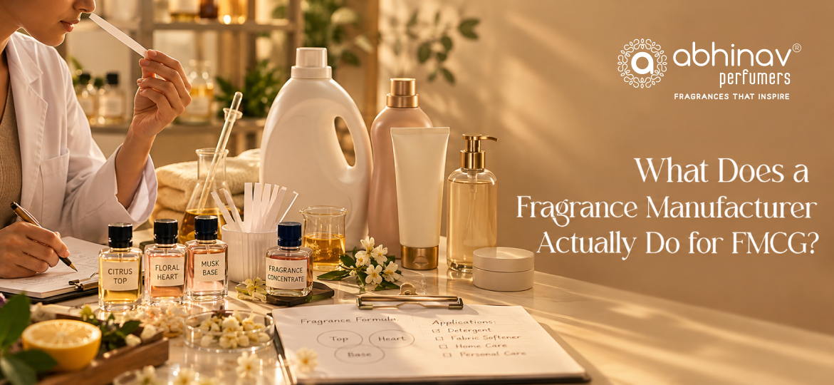 What Does a Fragrance Manufacturer Actually Do for an FMCG Brand?