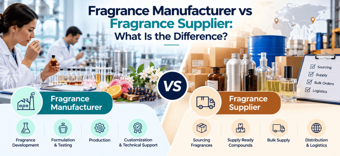 Fragrance Manufacturer vs Fragrance Supplier